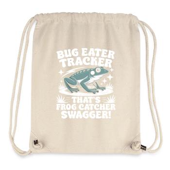 Frog Catcher Bug Eater Tracker Frog - Stanley/Stella Recycled Gym Bag - natural - Front