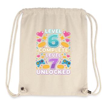 Level 6 Komplett Level 7 Freigeschaltet - Stanley/Stella recycelter Gym Bag - Naturweiß - Vorne