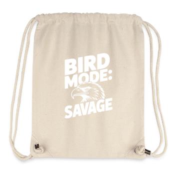 Bird Mode: Savage - Stanley/Stella Recycled Gym Bag - natural - Front