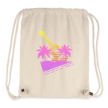 Hawaiian Ukulele Uke Retro 80s 90s - Stanley/Stella Recycled Gym Bag - natural - Front
