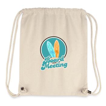 Surfing Board Meeting - Stanley/Stella Recycled Gym Bag - natural - Front