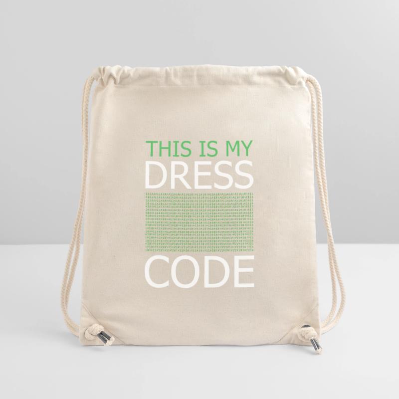 This is my Dress Code – Code Grün Stanley/Stella recycelter Gym Bag