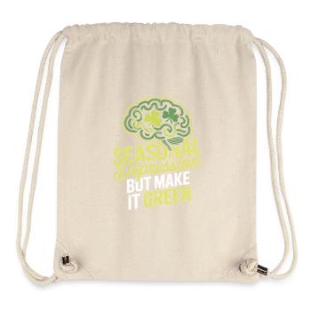 St Patrick's Day - Stanley/Stella Recycled Gym Bag - natural - Front