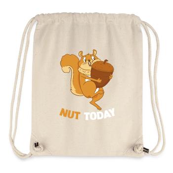 NUT TODAY Eichhörnchen Eichel - Stanley/Stella recycelter Gym Bag - Naturweiß - Vorne