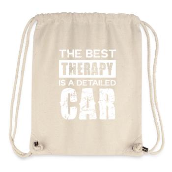 Best Car Detail Typography - Stanley/Stella recycelter Gym Bag - Naturweiß - Vorne