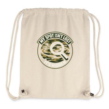 Geheimes Angelplatz – Frag Nicht Nach - Stanley/Stella recycelter Gym Bag - Naturweiß - Vorne