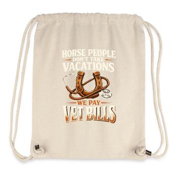 Horse People Equestrian Identity Barn - Stanley/Stella Recycled Gym Bag - natural - Front