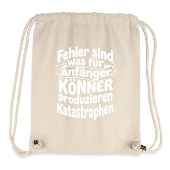 Experts produce catastrophes - Stanley/Stella Recycled Gym Bag - natural - Front