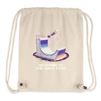 Respawn at the Halfpipe | Skateboard - Stanley/Stella Recycled Gym Bag - natural - Front