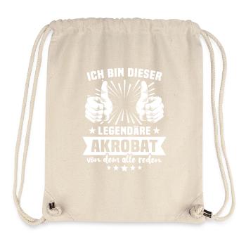Akrobat Legende - Stanley/Stella recycelter Gym Bag - Naturweiß - Vorne