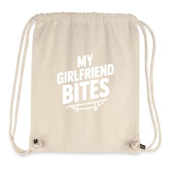 Ma copine mord - Sac à cordon recyclé Stanley/Stella - blanc naturel - Devant