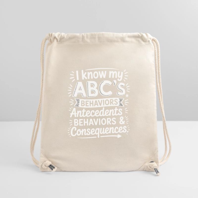 ABC behavior: causes, behavior, consequences Stanley/Stella Recycled Gym Bag