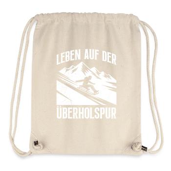 Bob Fahrer LEBEN AUF DER ÜBERHOLSPUR LUSTIG - Stanley/Stella recycelter Gym Bag - Naturweiß - Vorne