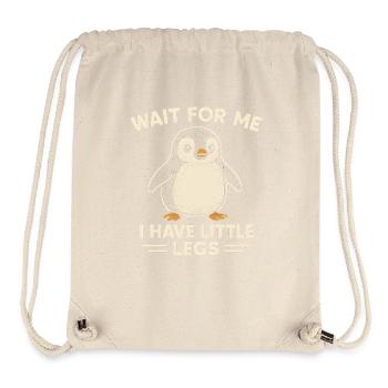 Penguin Saying Humor Meme Funny Gift Idea - Stanley/Stella Recycled Gym Bag - natural - Front