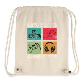 Level 6 Unlocked - Stanley/Stella Recycled Gym Bag - natural - Front