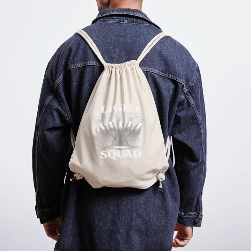 Technicien en éclairage, Technicien en éclairage, Équipe de lumière, Sac à cordon recyclé Stanley/Stella
