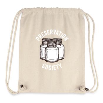 Funny Canning Preservation Gesellschaft - Stanley/Stella recycelter Gym Bag - Naturweiß - Vorne