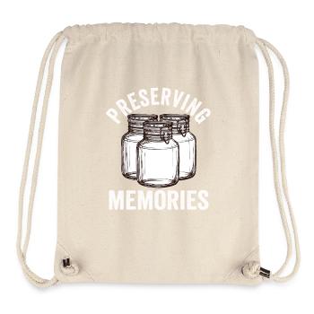 Canning Preserving Memories - Stanley/Stella Recycled Gym Bag - natural - Front