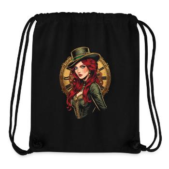 Steam Punk Schöne Frauen Steampunk - Stanley/Stella recycelter Gym Bag - Schwarz - Vorne