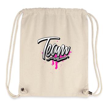 Team Rosa - Stanley/Stella Recycled Gym Bag - natural - Front