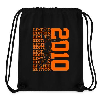 LIMITED EDITION 2010 BASKETBALL 16. GEBURTSTAG - Stanley/Stella recycelter Gym Bag - Schwarz - Vorne