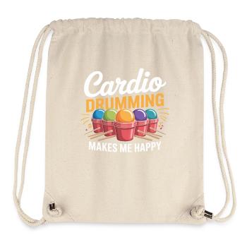 Cardio Drumming Joy - Sac à cordon recyclé Stanley/Stella - blanc naturel - Devant