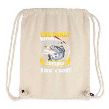 Pêcheur, pêcheur, dits, Petri Heil - Sac à cordon recyclé Stanley/Stella - blanc naturel - Devant