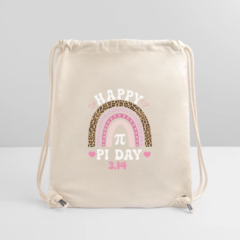 Joyeuse Journée Pi 3.14 Célébration Math Blague Nerd Sac à cordon recyclé Stanley/Stella