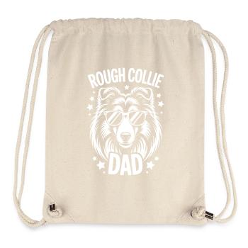 Long-haired collie sayings long-haired collie gift - Stanley/Stella Recycled Gym Bag - natural - Front