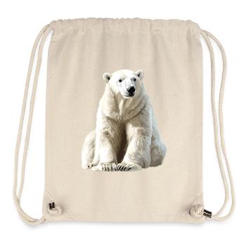 Polarbär im Eislicht - Stanley/Stella Recycled Gym Bag - natural - Front