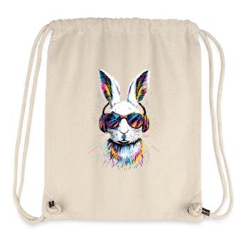 Mountain Rabbit Arctic Hare Albino Rabbit White Rabbit - Stanley/Stella Recycled Gym Bag - natural - Front