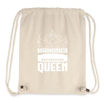 Harmonica Musican Queen Harmonica - Stanley/Stella recycelter Gym Bag - Naturweiß - Vorne