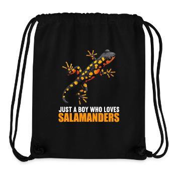 Fire Salamander Salamander - Stanley/Stella Recycled Gym Bag - black - Front