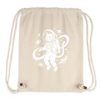 Space Explorer Kitty - Stanley/Stella Recycled Gym Bag - natural - Front