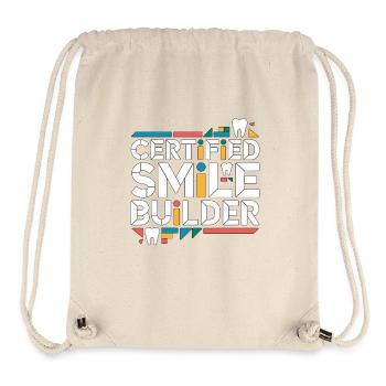 Pediatric Dentist Certified Smile Dental Health - Stanley/Stella Recycled Gym Bag - natural - Front