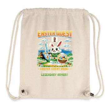 Easter Quest Pixelbunny – Sammle Eier 2026 - Stanley/Stella recycelter Gym Bag - Naturweiß - Vorne