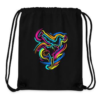 Breakdance - Stanley/Stella recycelter Gym Bag - Schwarz - Vorne