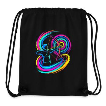 Bogenschießen - Stanley/Stella recycelter Gym Bag - Schwarz - Vorne
