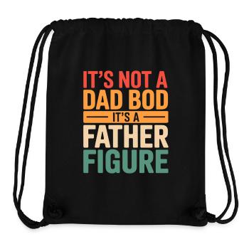 It's Not A Dad Bod It's A Father Figure - Stanley/Stella Recycled Gym Bag - black - Front