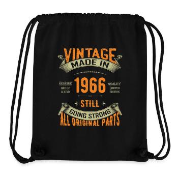 Vintage 1966 Still Going Strong - Stanley/Stella Recycled Gym Bag - black - Front