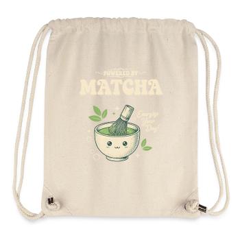 Angetrieben von Matcha Energize Your Day Matcha Tea - Stanley/Stella recycelter Gym Bag - Naturweiß - Vorne