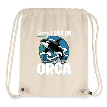 Funny Orca - Stanley/Stella recycelter Gym Bag - Naturweiß - Vorne