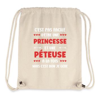 Prinzessin und Furz - Stanley/Stella recycelter Gym Bag - Naturweiß - Vorne