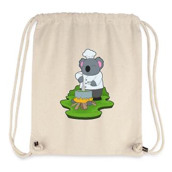 Koala Koch Kochtopf Kochen - Stanley/Stella recycelter Gym Bag - Naturweiß - Vorne