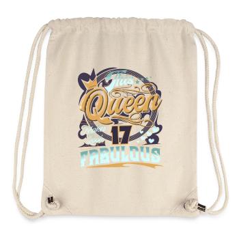 17th Birthday Queen - Stanley/Stella Recycled Gym Bag - natural - Front