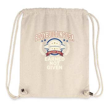 Earned Not Given Bodybuilding Design - Stanley/Stella Recycled Gym Bag - natural - Front