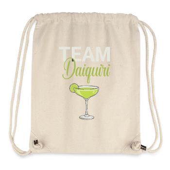 Équipe de cocktails de soirée de jeune fille Daiquiri - Sac à cordon recyclé Stanley/Stella - blanc naturel - Devant