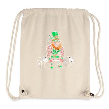 Kraft Leprechaun in fitness look - Stanley/Stella Recycled Gym Bag - natural - Front