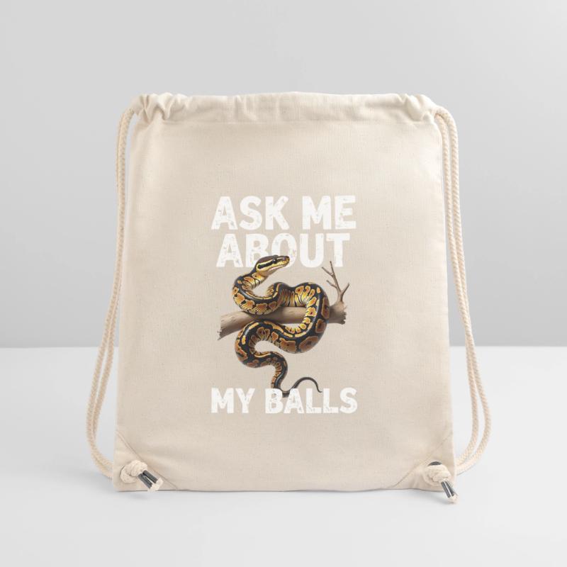 Python roi Serpents Amateurs de terrarium Python Sac à cordon recyclé Stanley/Stella