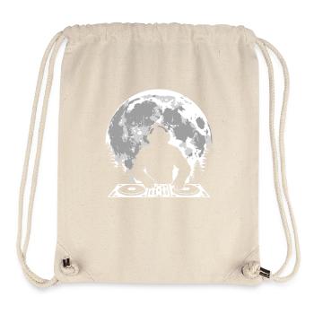 Bigfoot DJ Moon - Sac à cordon recyclé Stanley/Stella - blanc naturel - Devant